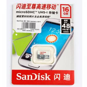 Raspberry Pi B+ 2代 3代 樹(shù)莓派系統(tǒng)SD卡 16G SanDisk閃迪 Class10