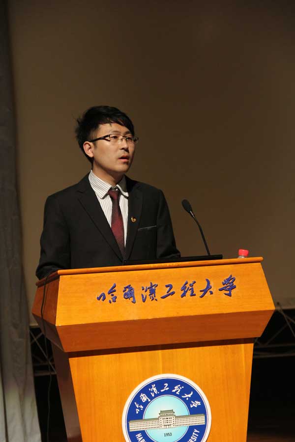 創(chuàng)業(yè)導(dǎo)師于欣龍在哈工程分享創(chuàng)業(yè)經(jīng)驗及技巧