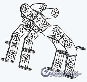 鋁合金舵機(jī)支架制作怪獸