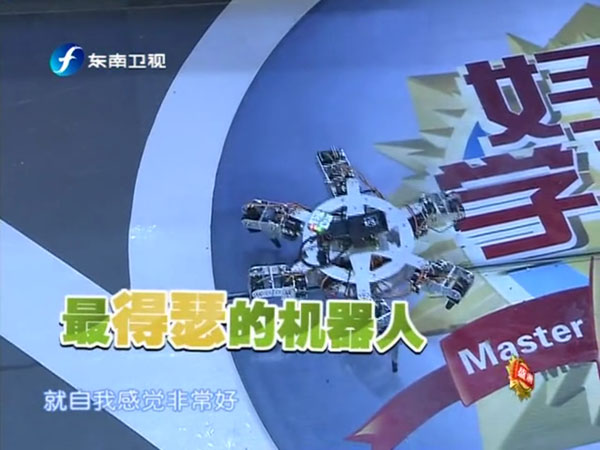 最得瑟的機器人-仿蜘蛛爬行機器人