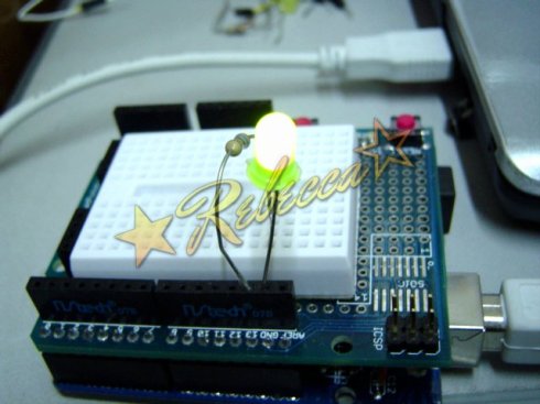 玩轉(zhuǎn)Arduino-LED燈閃爍實際效果