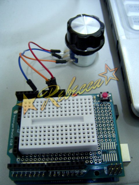 Arduino 旋轉角度傳感器 可調電位計